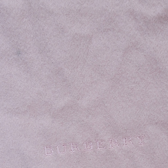 BURBERRY CASHMERE PINK SCARF - Picture 3 of 5